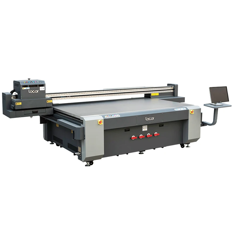 Locor Gen6  Gen5 40cm Height New Model 2.5m*1.3m 2513 Uv Flatbed Printer Uv Hybrid Printer
