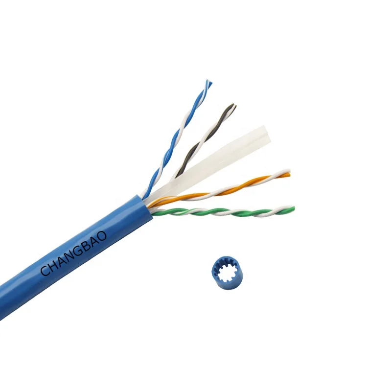 CHANGBAO factory price network cable for ethernet good price lan  bulk cable supplier UTP 1000ft cat6a cable