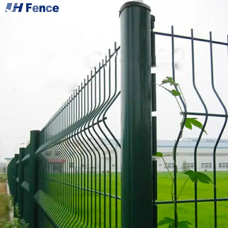 3D Curvy PVC Coated Welded Wire Mesh Fencing