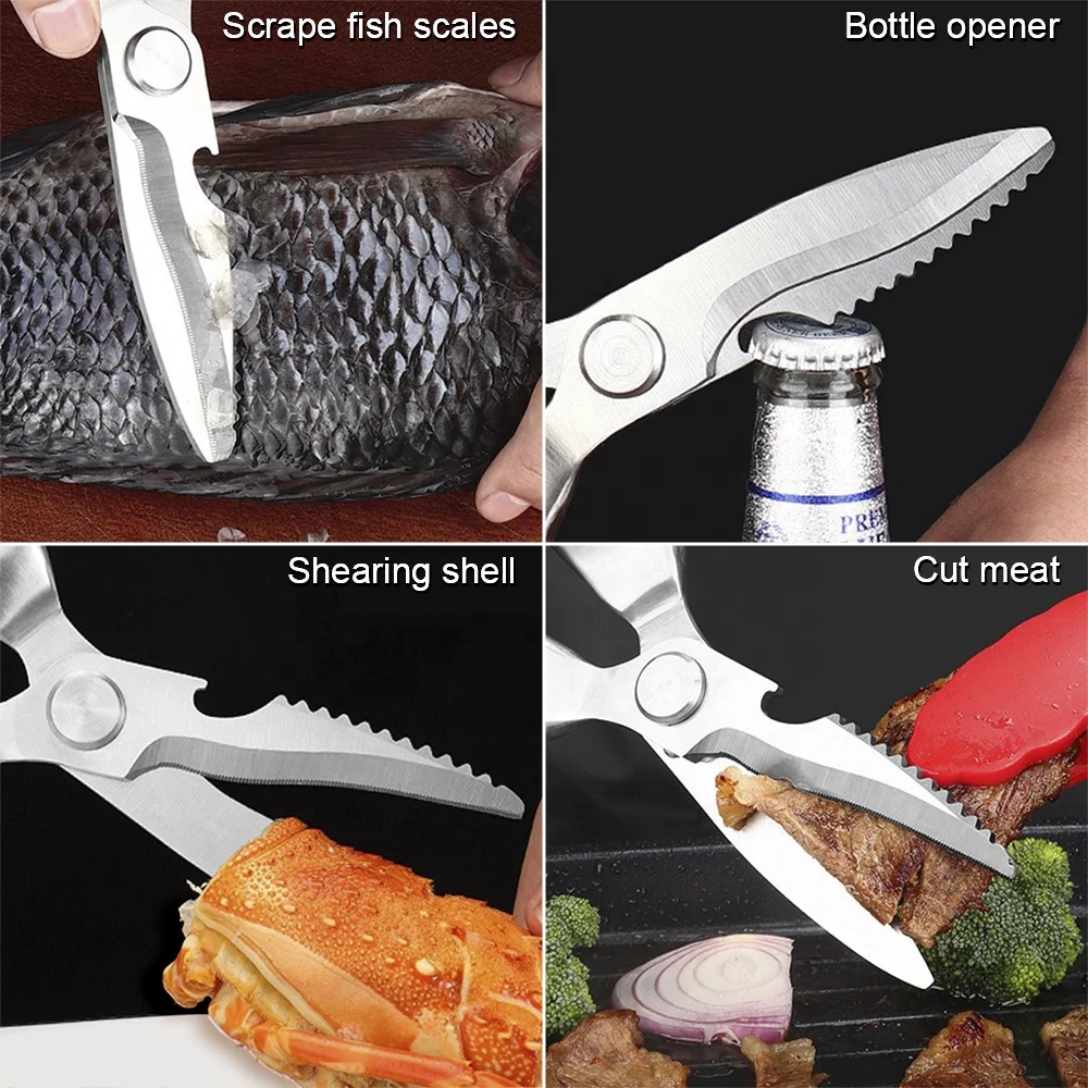 Многофункциональные кухонные ножницы Walmart hot craft для куриных костей высокопрочные предметы домашнего