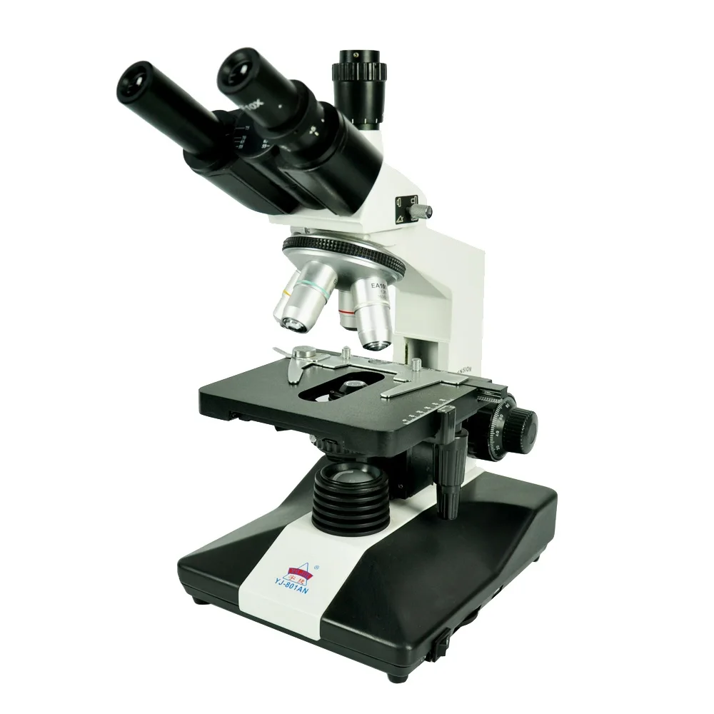 YUJIE YJ-801AN-T Boom Stand 1000X Trinocular Laboratory Compound Microscope For Lab