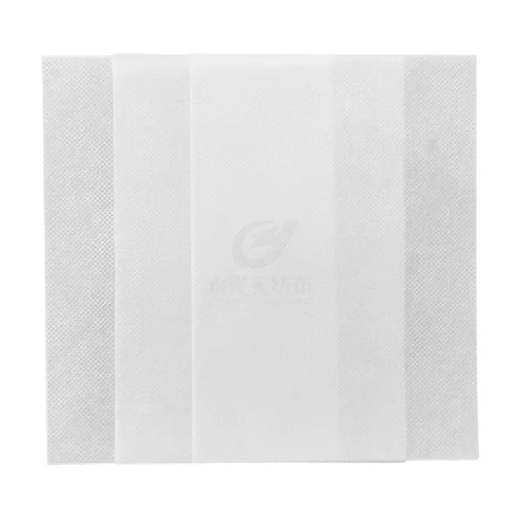 80gsm RPET Spunbond Nonwoven Fabric In Rolls Recycled PET Bottle Fabric Custom Width Custom Performance