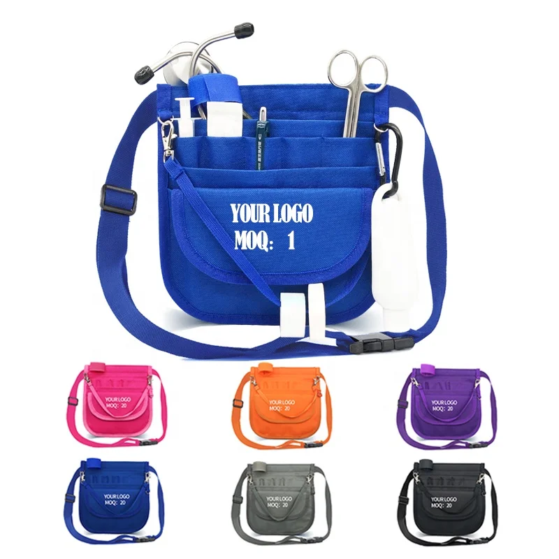 Premium Wholesale Custom Medical Organizer Belt Nurse Waist Bag With Stethoscope Holder