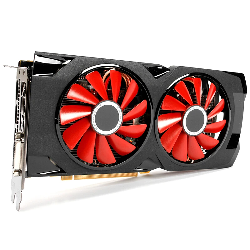  Б/у видеокарта RX570 4g 570 GDDR5 с выходом Dvi Vga для игр и