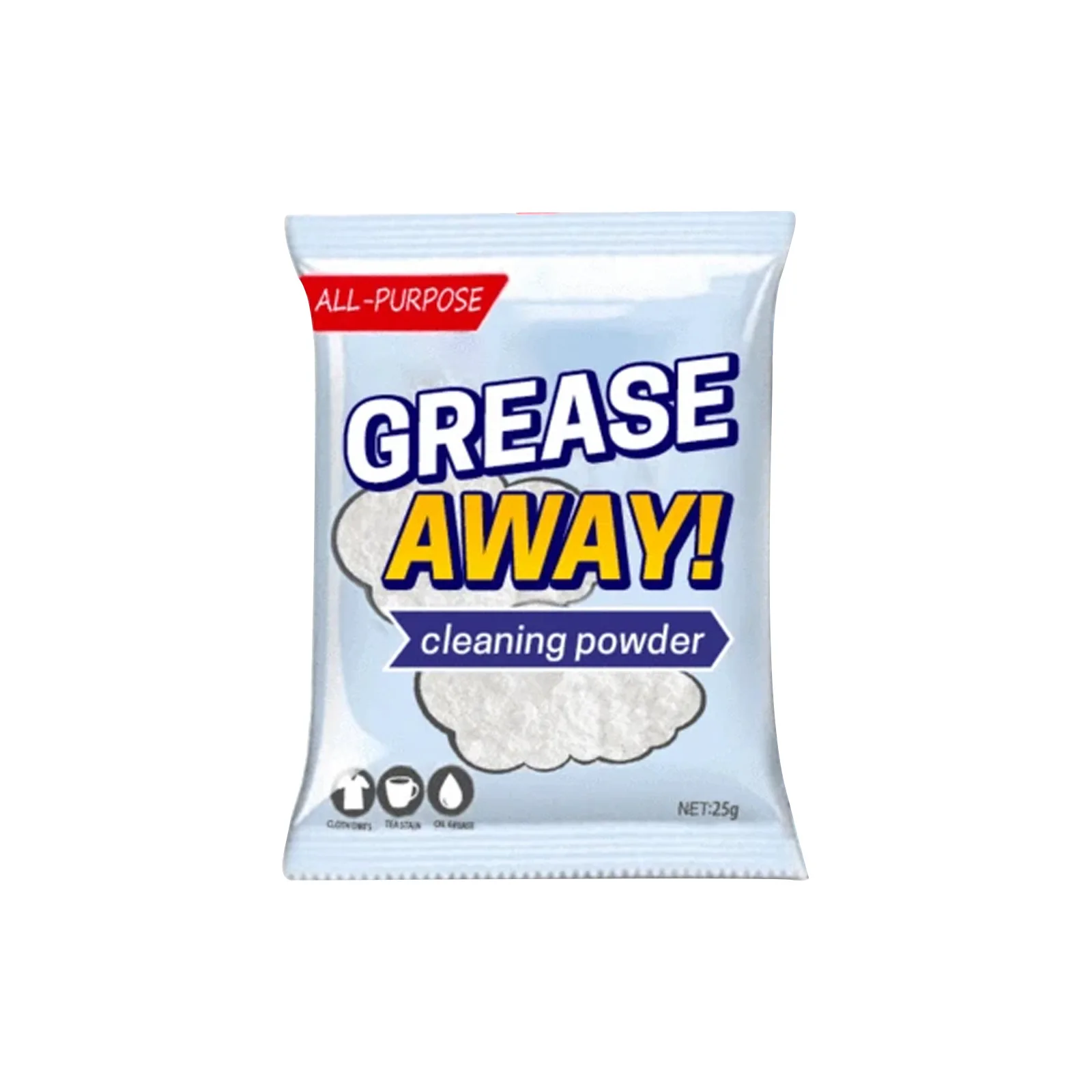 Foreign trade cross-border kitchen stain removing powder cleaner Kitchenware oil stain cleaning stainless steel stain removal