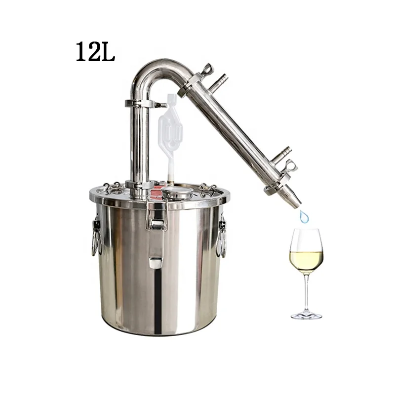 12L 201 barrels domestic Vodka distiller Small private distiller personal rose hydrosol extractor