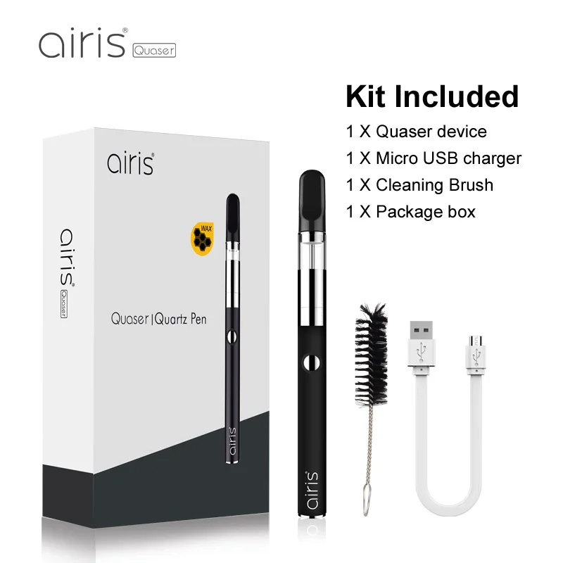 Airis Quaser/Janus wax dab испаритель Предварительный нагрев 350 мАч 3 Регулируемое напряжение карманная электронная сигарета ручка оптом оригинальный