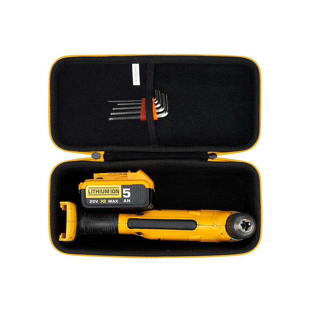 Hard Travel Case Replacement for DEWALT 20V MAX Right Angle Cordless Drill/Driver Kit DCD740C1 / DCD740B