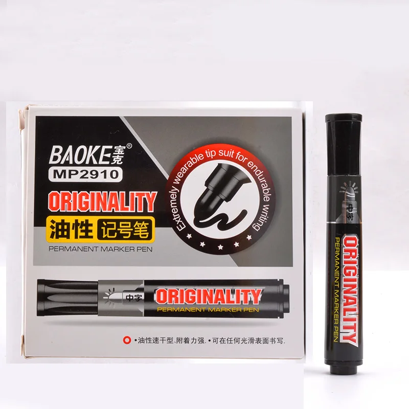 3 Colors Graffiti Waterproof Metallic Oil Based Permanent Paint Markers Pen Set Tire Pen Tyres Cars Metal Wood Glass