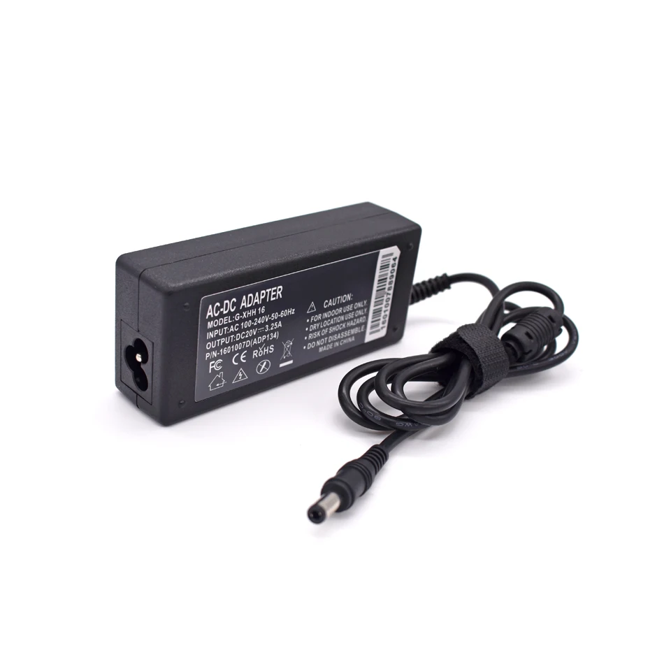 wholesale high quality 20V 3.25A 65w  for Lenovo laptop battery adapter charger