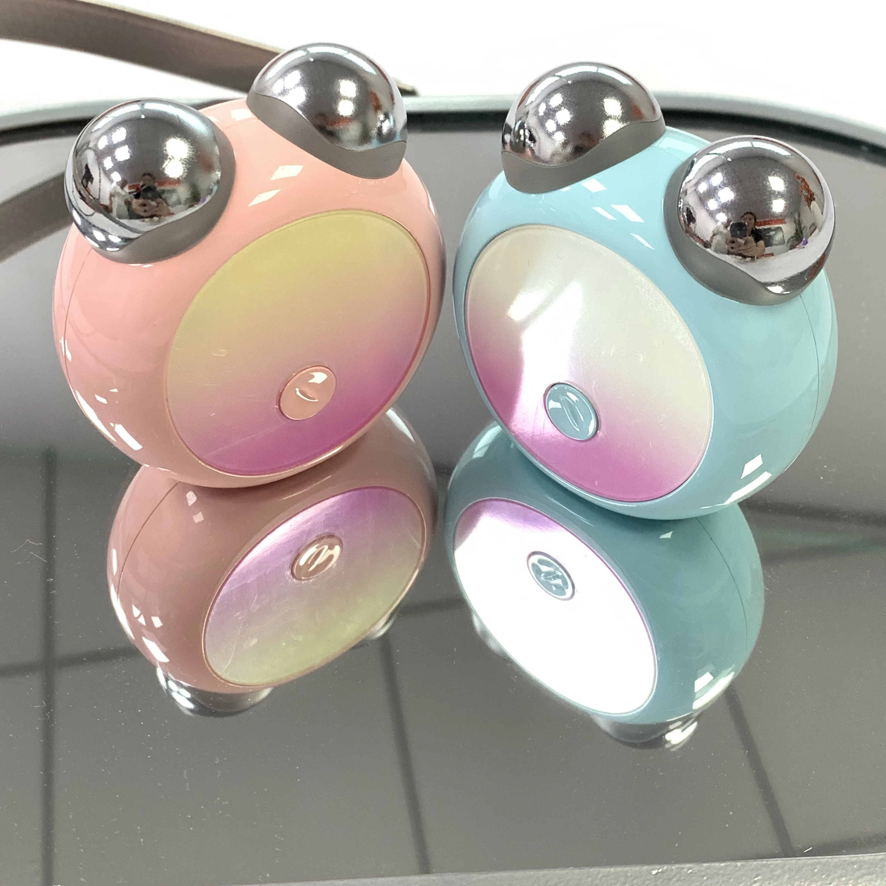 Portable Mini Home Facial Toning Device Handheld Microcurrent Anti-Aging Face Massager For Eye Wrinkle Removal