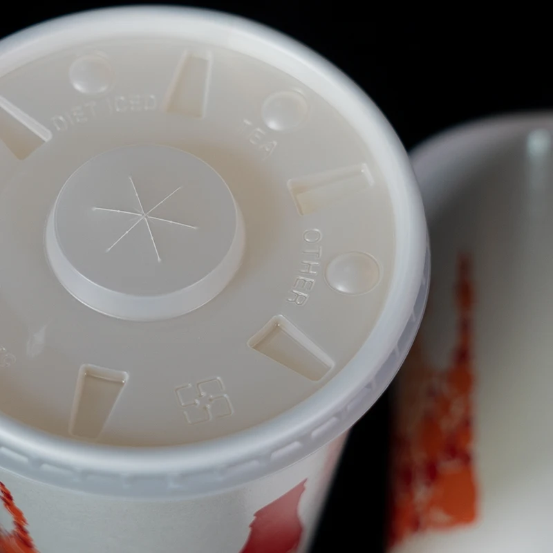 Single Double Ripple Wall Disposable Cold Drinks Customized White Single Wall Paper Cups With Lids