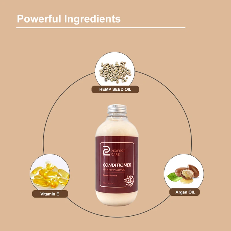 Private label  hemp seed oil anti hair loss shampoo grow hair growth shampoo and conditioner