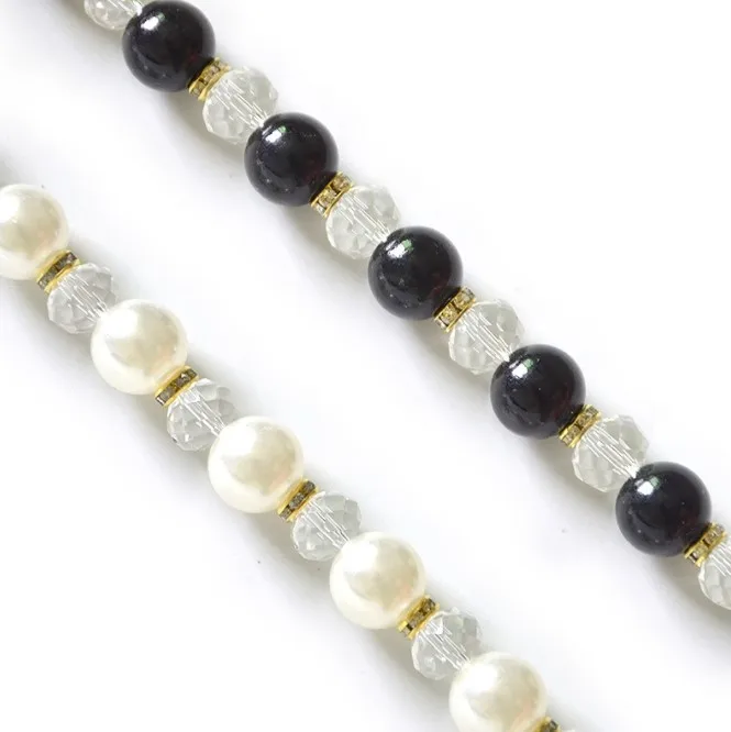 Ремень с цепочкой и жемчужными бусинами для женщин