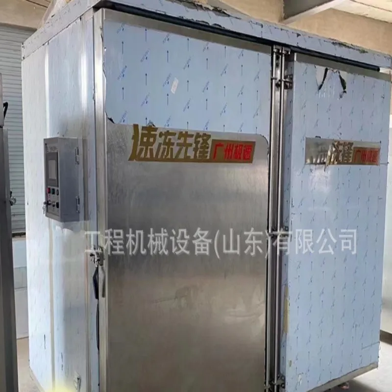 Tunnel type liquid nitrogen freezer for quick freezing of fruits, vegetables, seafood