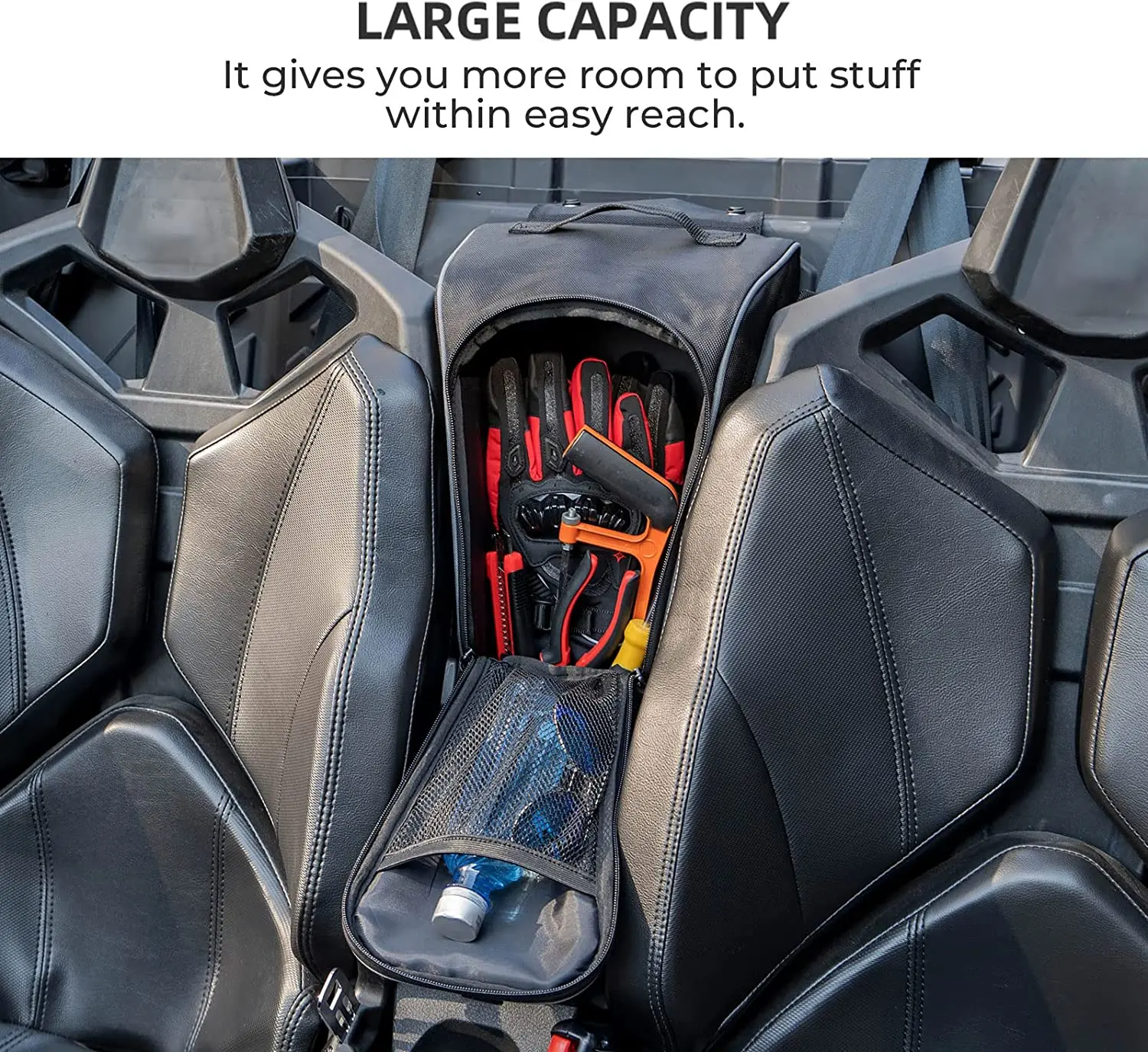 1680D UTV Cab Pack Center Seat Bag 2021 RZR PRO XP Storage Bag Fit For UTV Polaris RZR PRO XP 2020-2021