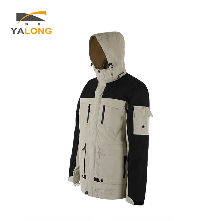 Hot sale OEM custom logo soft shell waterproof travel windproof warm jacket 3 in 1 jacket for men