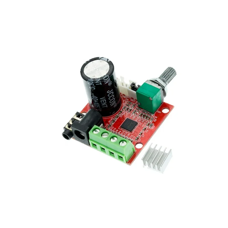 New PAM8610 Digital Power Amplifier Board 2 x15w Dual Channel Stereo mini class D power amplifier board Red/Black