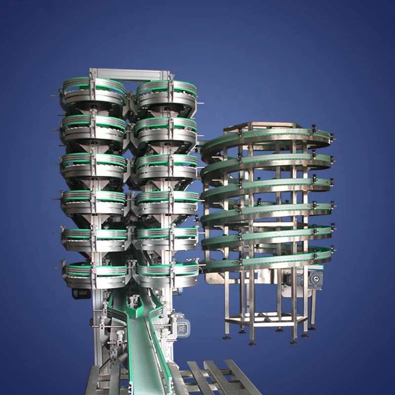 Buffer Conveyor of automation for accumulation purposes /Aluminum  buffering flexible link chain conveyor