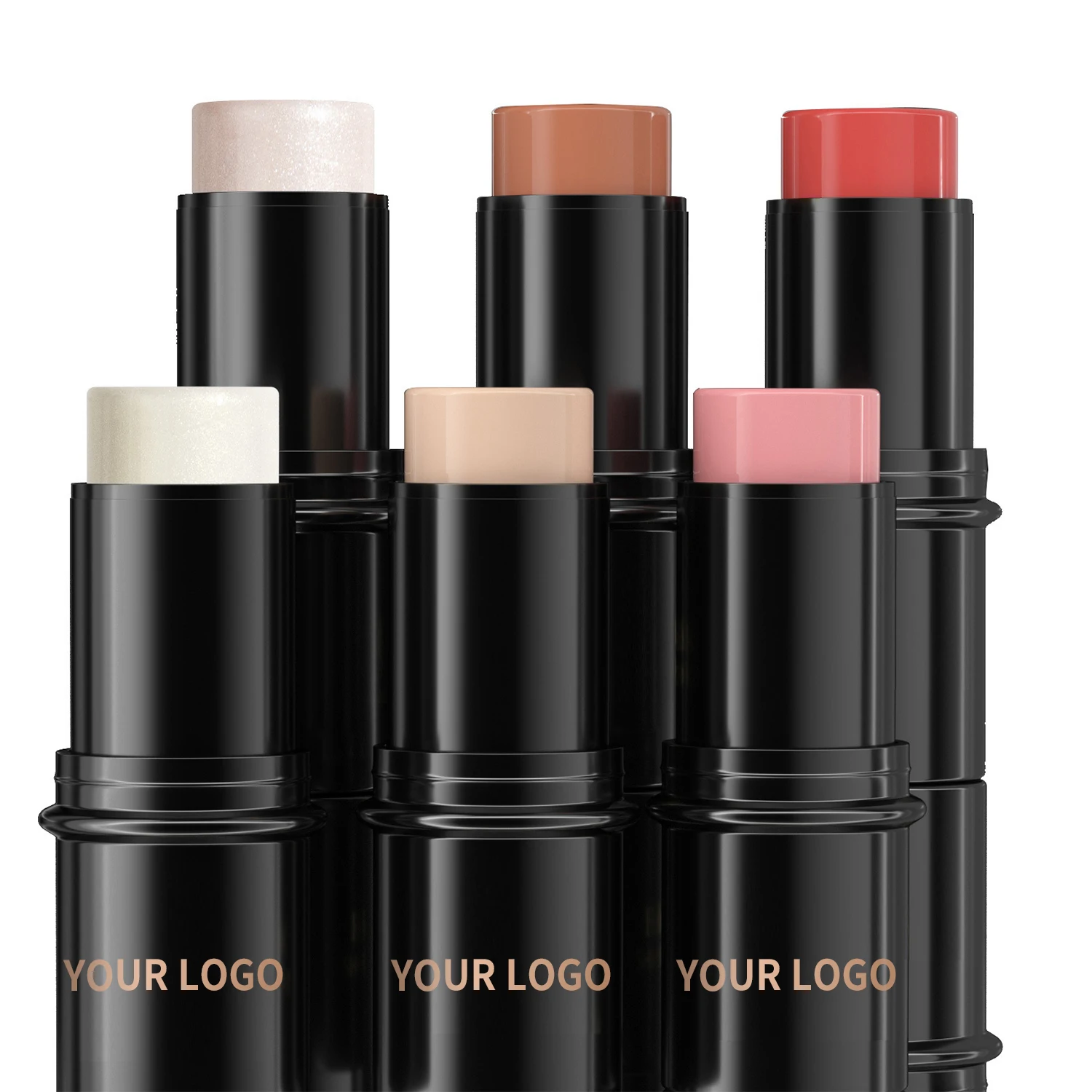 Tint Natural Lightweight Makeup Cheek Lip Private Label Vegan Pigmented Blusher Black Pink Magic PH Color Changing Cream Blush