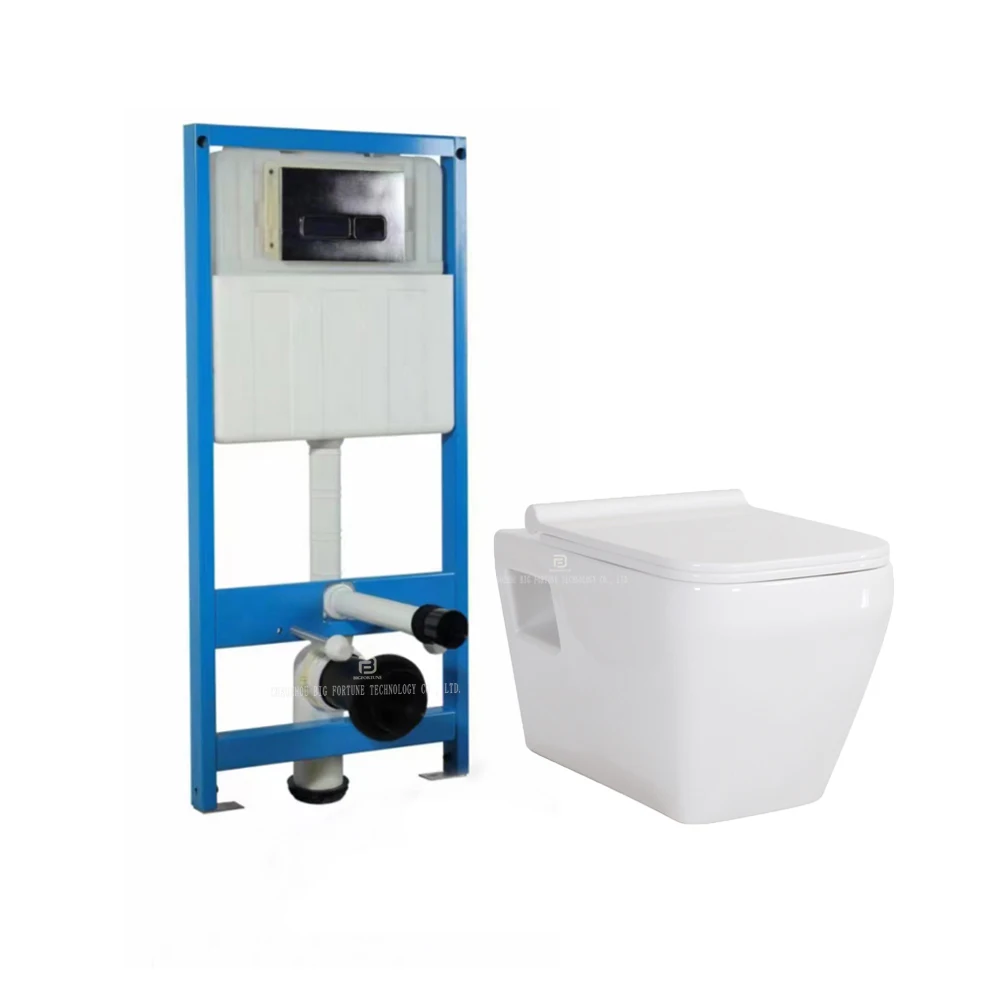 High Quality Wall Hanging Toilet Toilette Suspendue Concealed Flush Tank Wall Mounted WC Toilet