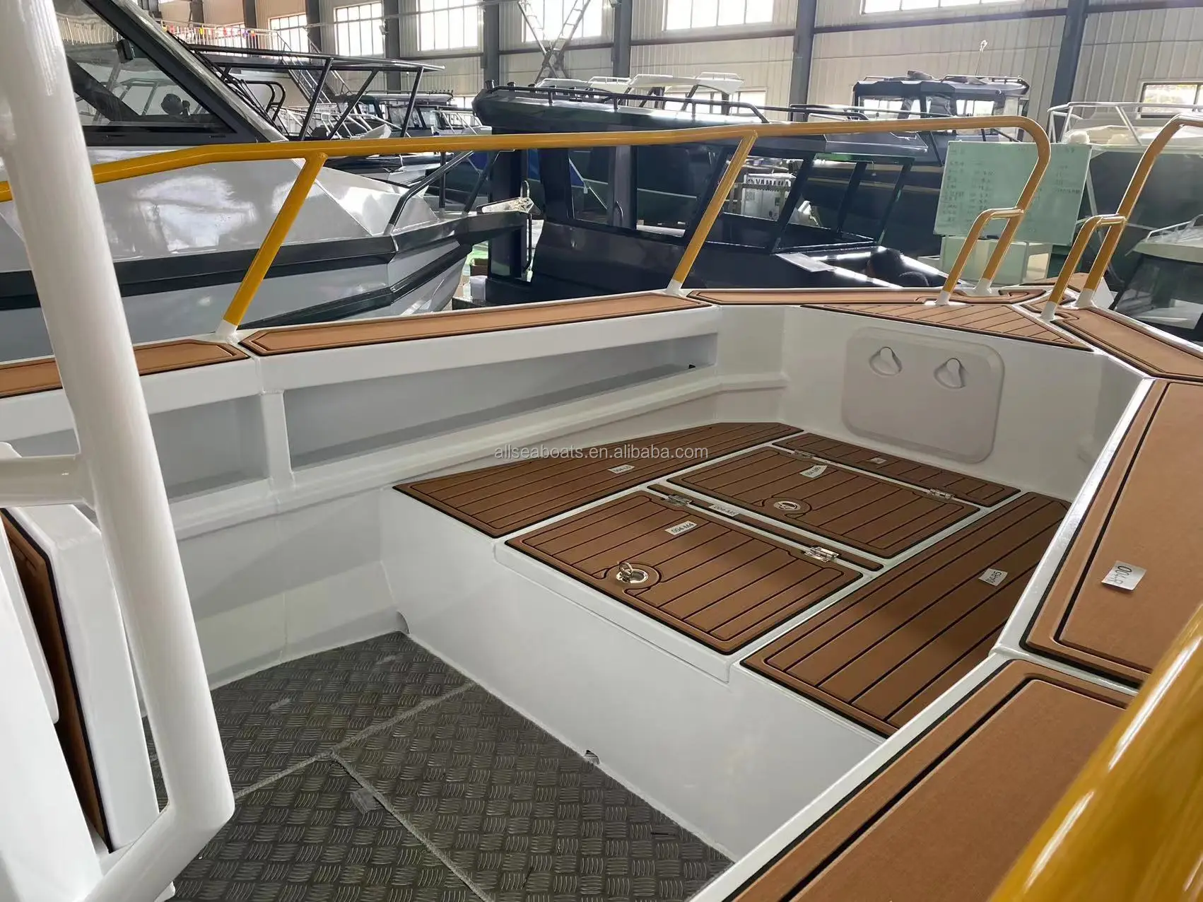 New 7.5M 25FT Easycraft Buoys Hull Aluminum Boat Center Console Fishing Bait Boats