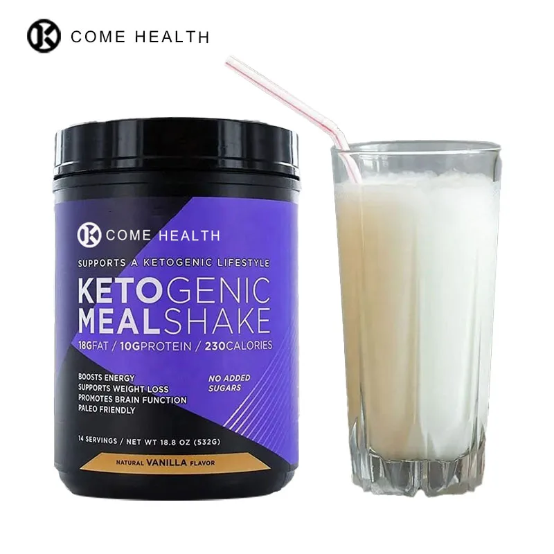 Factory Price Ketogenic Meal Shake Vanilla Dietary Supplements Keto Drink Powder for Weight Loss