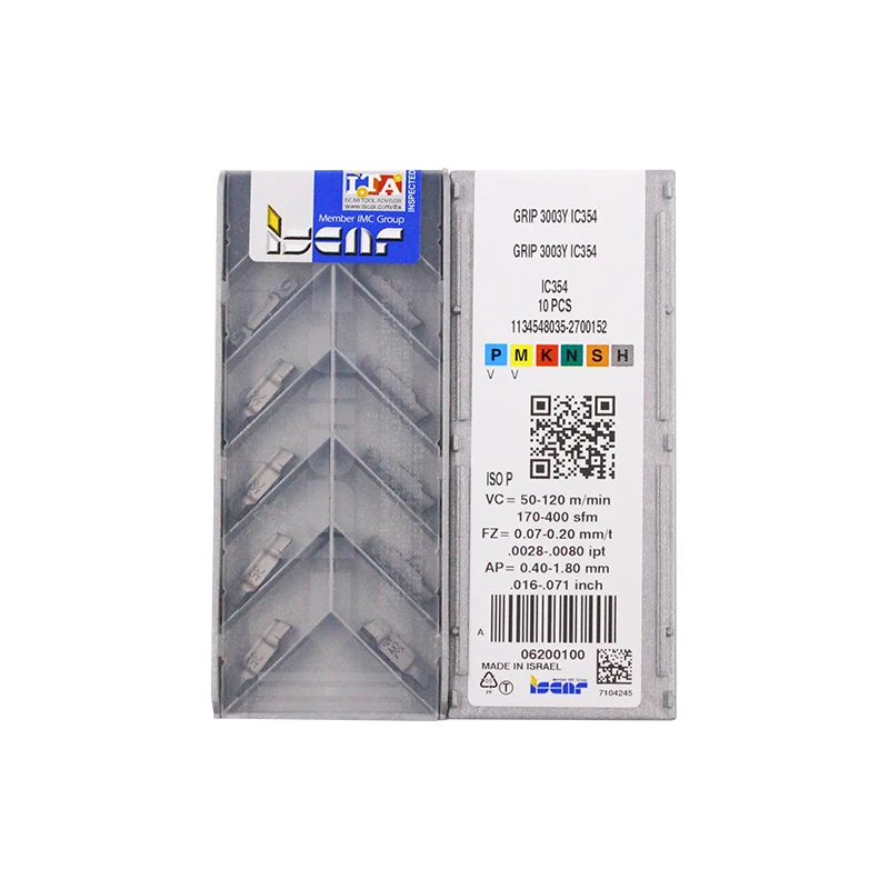 GRIP3003Y IC354 100% оригинальная карбидная вставка ISCAR лучшего качества 10 шт./лот Лидер продаж
