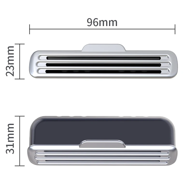 Custom Logo Design Luxury Metal Car Accessories Car Air Freshener For Tesla