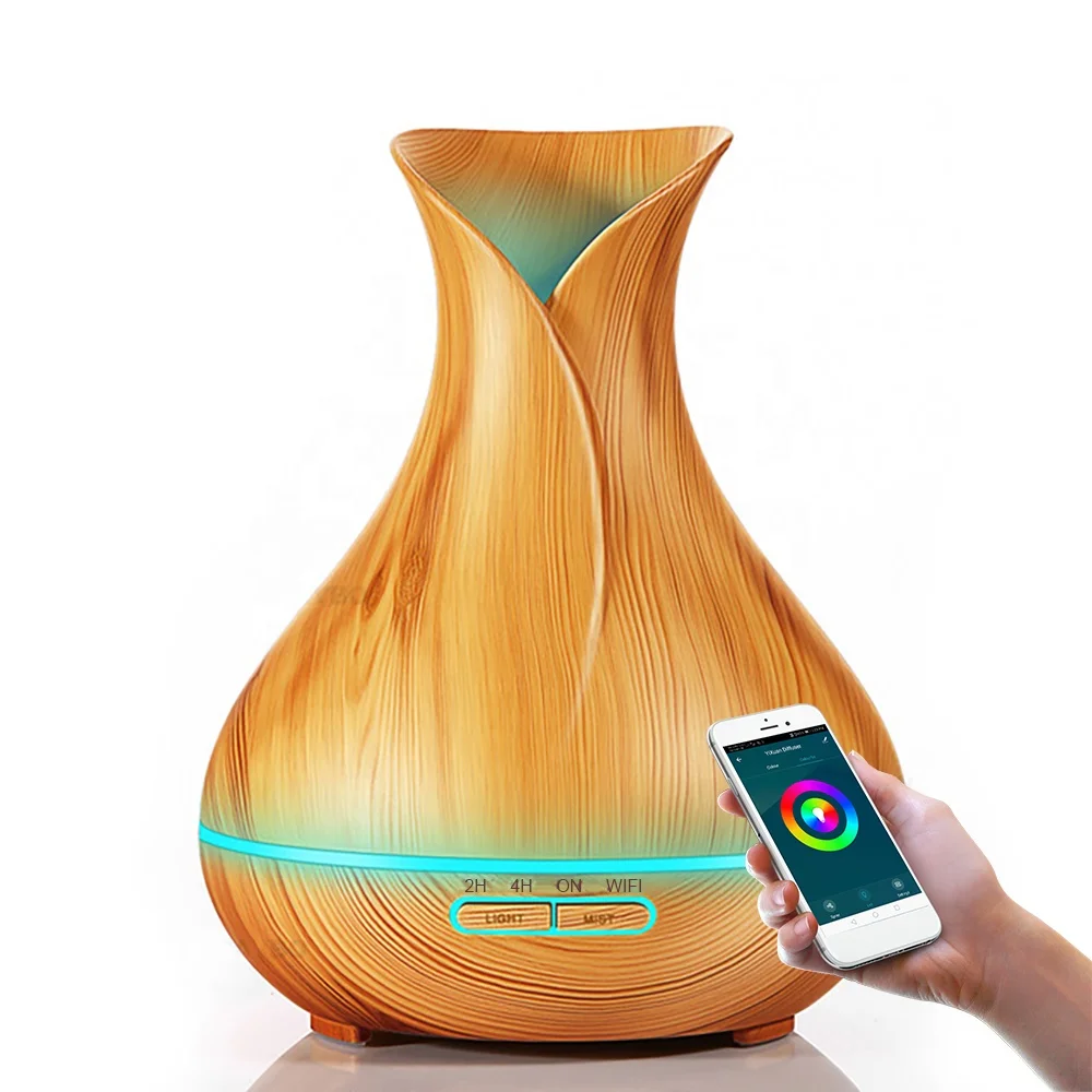 2021 Household Tuya smart WiFi 400ML aroma diffuse new oil diffuser aroma Air Humidifier