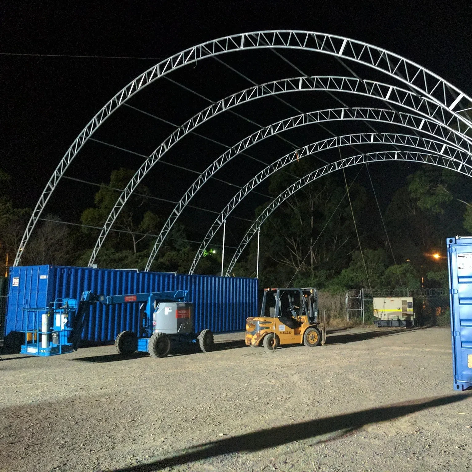 Suihe  40ft C4040S Double Trussed Container Dome Shelter