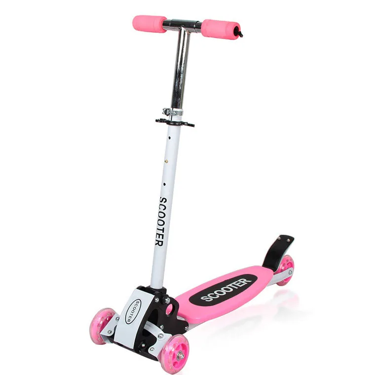 
YINGPEI Wholesale Outdoor Toy Colorful Kids Kick Scooters Foot Scooters with height adjustment 