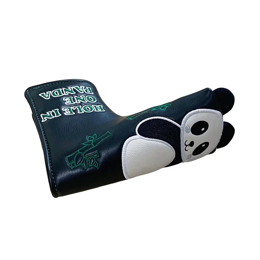 Wholesale custom Golf Mallet Putter Cover Headcover Club Protector Magnetic Closure