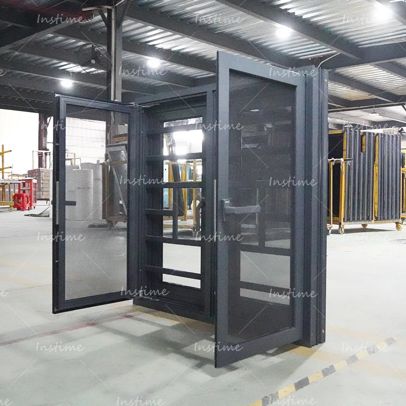 Instime China Wholesale Wrought Iron Window Frames Large Fixed Picture Windows Customized Modern Specification Aluminum Windows