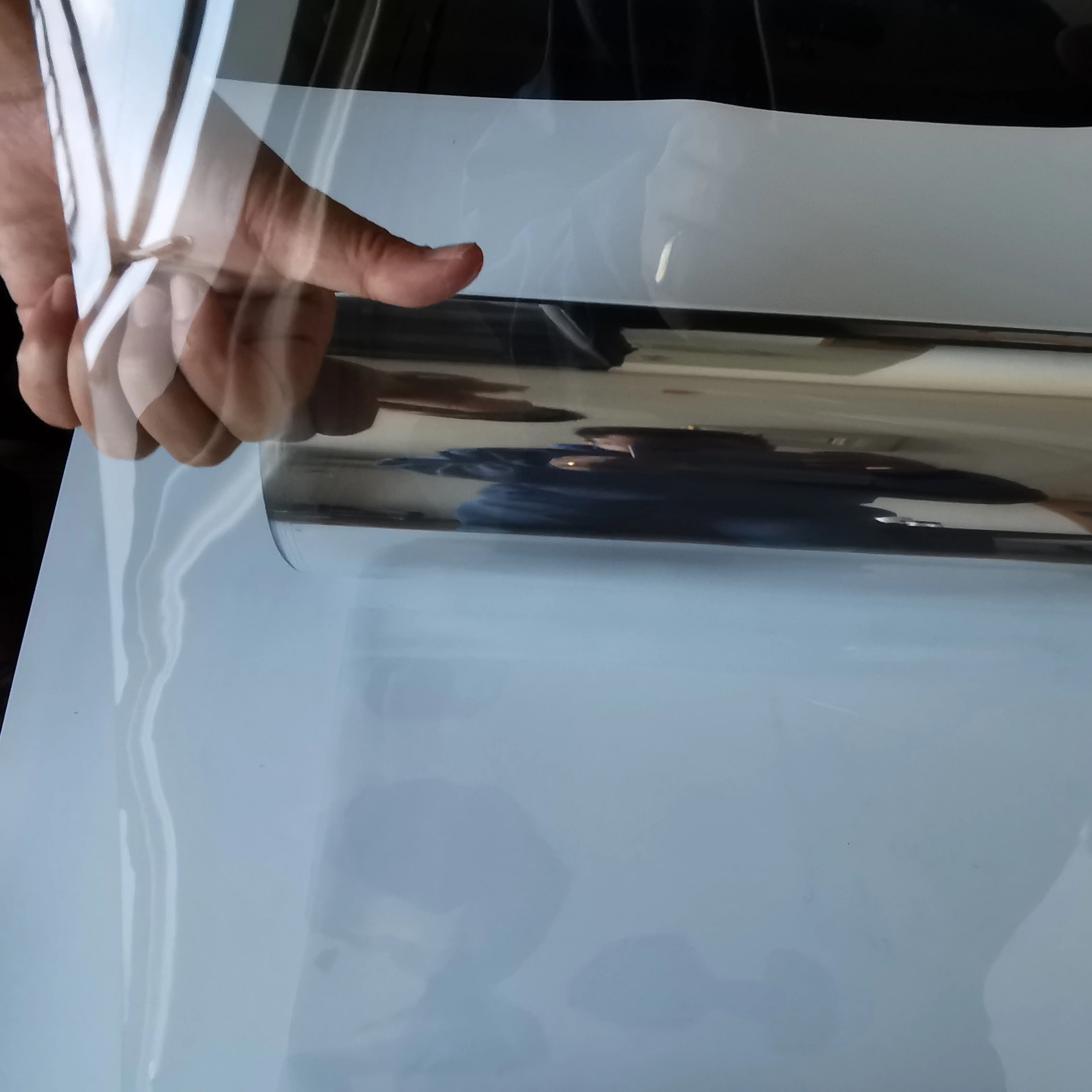 Pet clear film and sheet for packing, lamination, printing