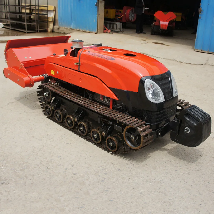 Multifunction rubber track farm agricultural small mini crawler tractor