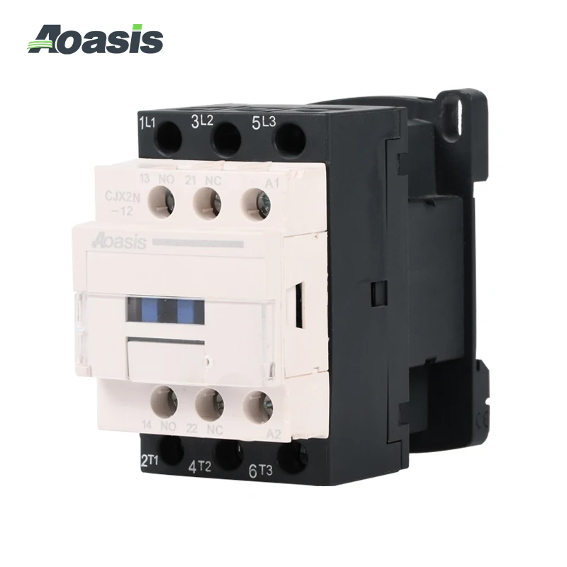 Aoasis Cjx2n-12 1no 1nc AC Контактор 220 В Катушка 12 А магнитный контактор цена