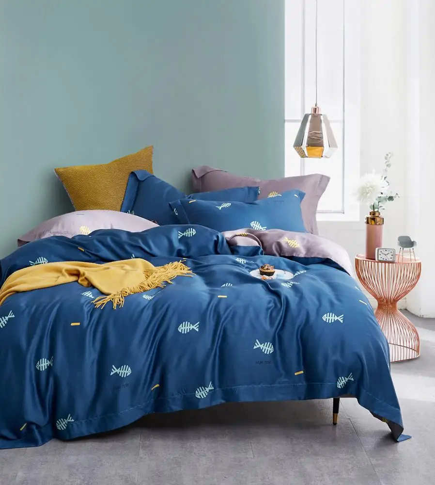
TENCEL QUALITY WITH FLOWER DESIGN BEDDING SET 