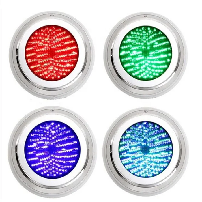 Ip68 12v Stainless Steel Wall-mounted Pool Lights 18w RGB Underwater Led Waterproof Swimming Pool Lamp