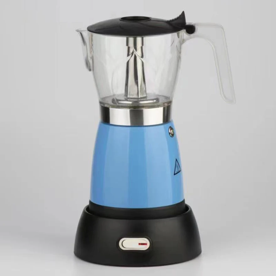 Electric espresso coffee maker 3 cups moka coffee pot