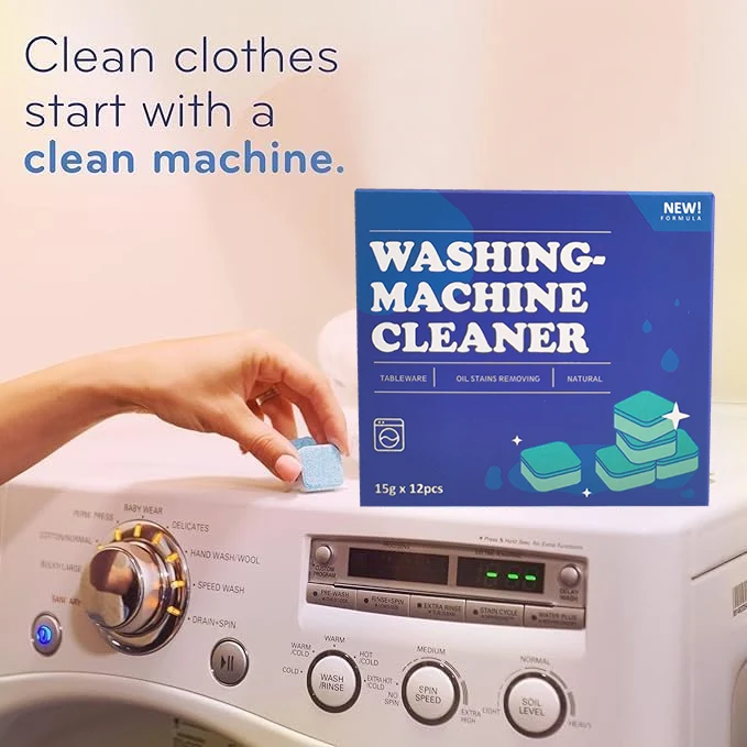 Sustainable dishwashing tablets Odorless dishwasher cleaner Effervescent washing machine tablets