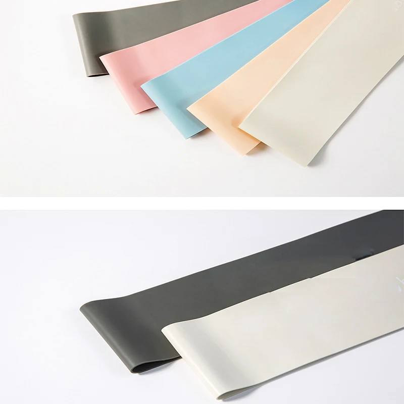 Custom logo  printed adjustable bar loop nude exercise resistant fabric fitness home yoga all colors resistance bands