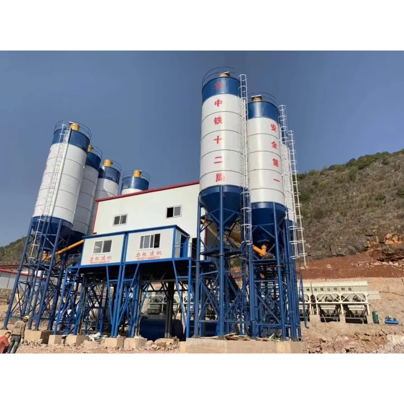 High capacity concrete mechanical cement concrete mixing plant price for sale
