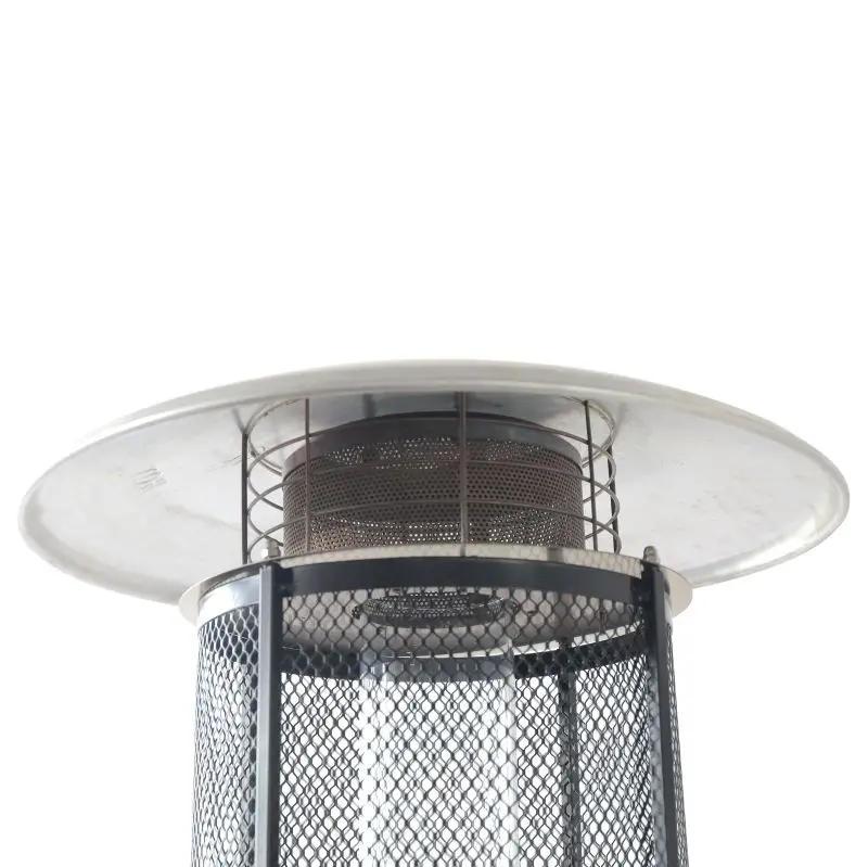 Hot Selling Manufacturer High Quality Painted Steel Stand Circle Flame  Pyramid Gas Outdoor Heater