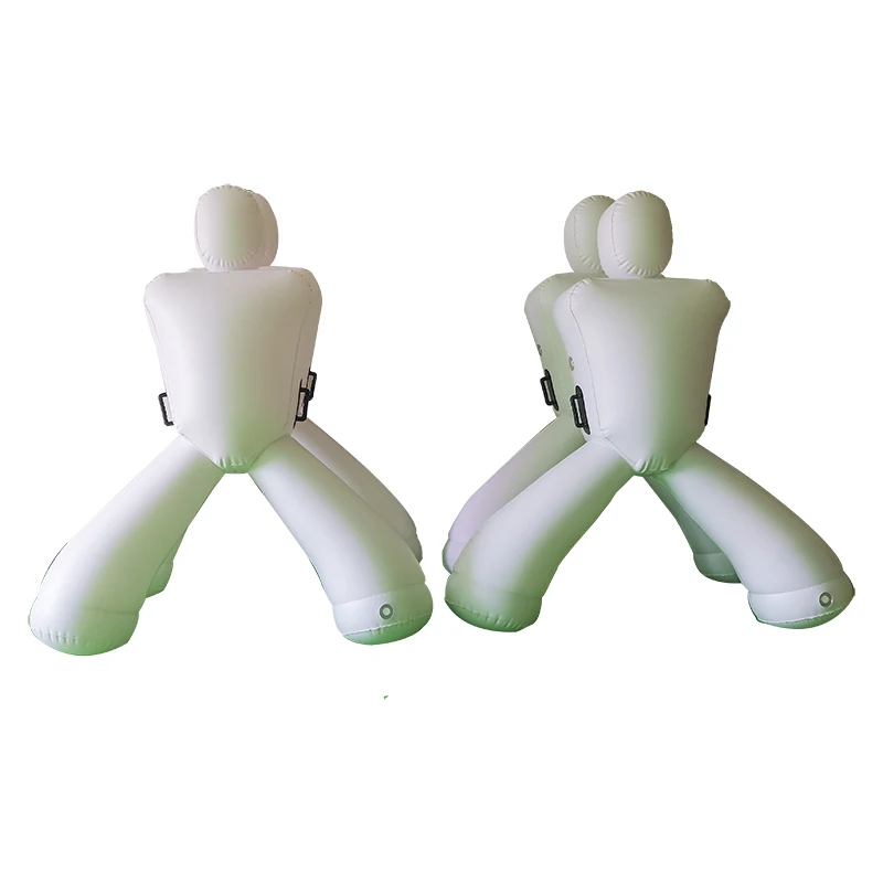 Customize 2m Adult Football Basketball Training Inflatable Man Shape Football Dummy 2 Leg Soccer Mannequins