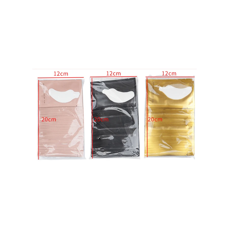 Factory Direct Eyelash Extension Under Eye Pad BananaShape Eyelash Patch Individual Package Waterproof Dustproof Under Eye Patch