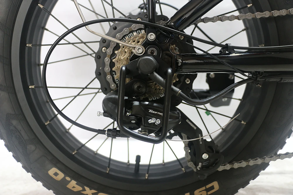 New Arrival Electric Bicycle Mini Folding E Bike Snow Bike Fat Tire 350W Brushless Motor