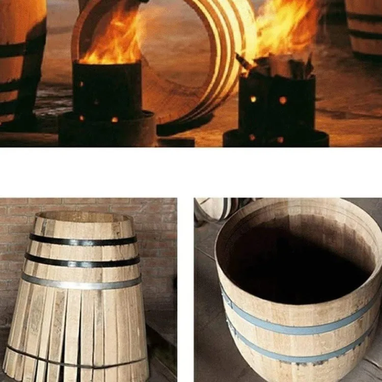 Лидер продаж, натуральный современный декоративный бочонок большой емкости для хранения вина из массива дерева