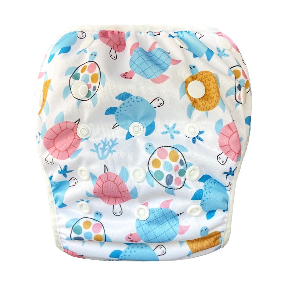 1PC Reusable Baby Swim  Diapers OS Adjustable Washable Breathable Mesh Cloth Baby Pool Nappies For Swimming