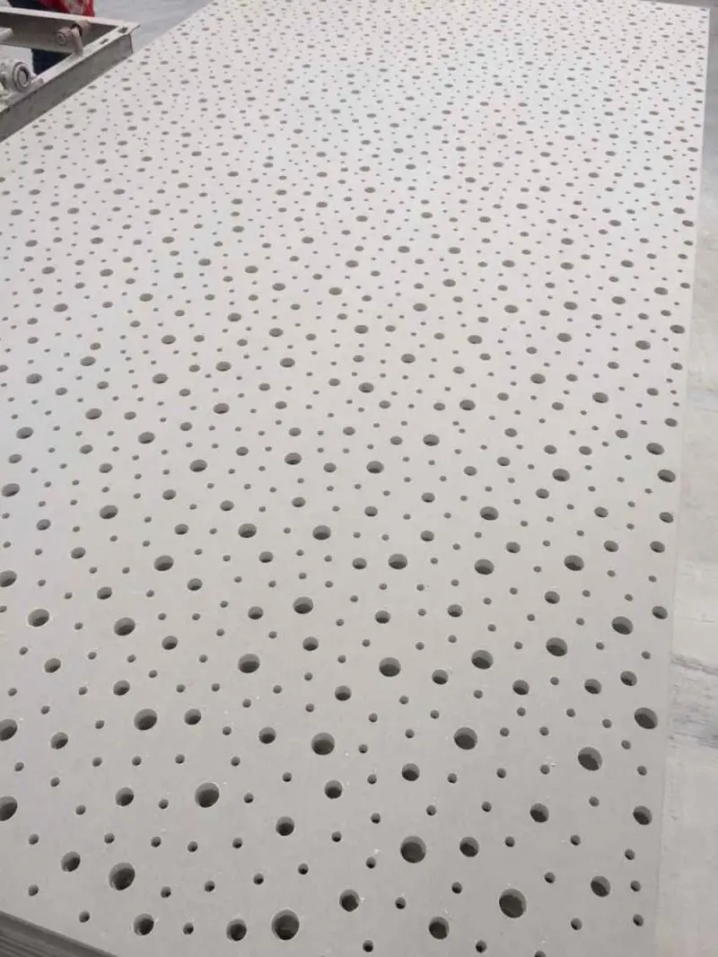12mm  Acoustic gypsum Panel plasterboard Perforated acoustic panel 12X12mm Square hole